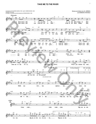 Take Me To The River piano sheet music cover